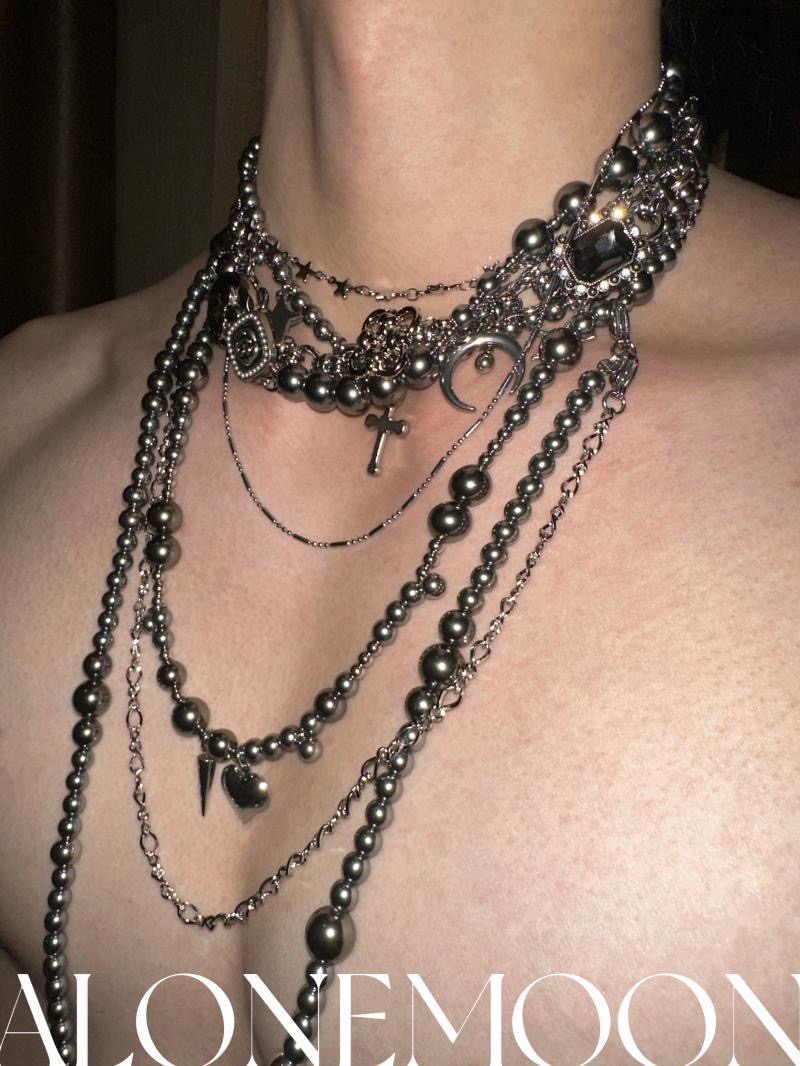 Body Jewelry Necklace - Original Heavy Industry ไทเทเนียมเหล็ก Body CHAIN