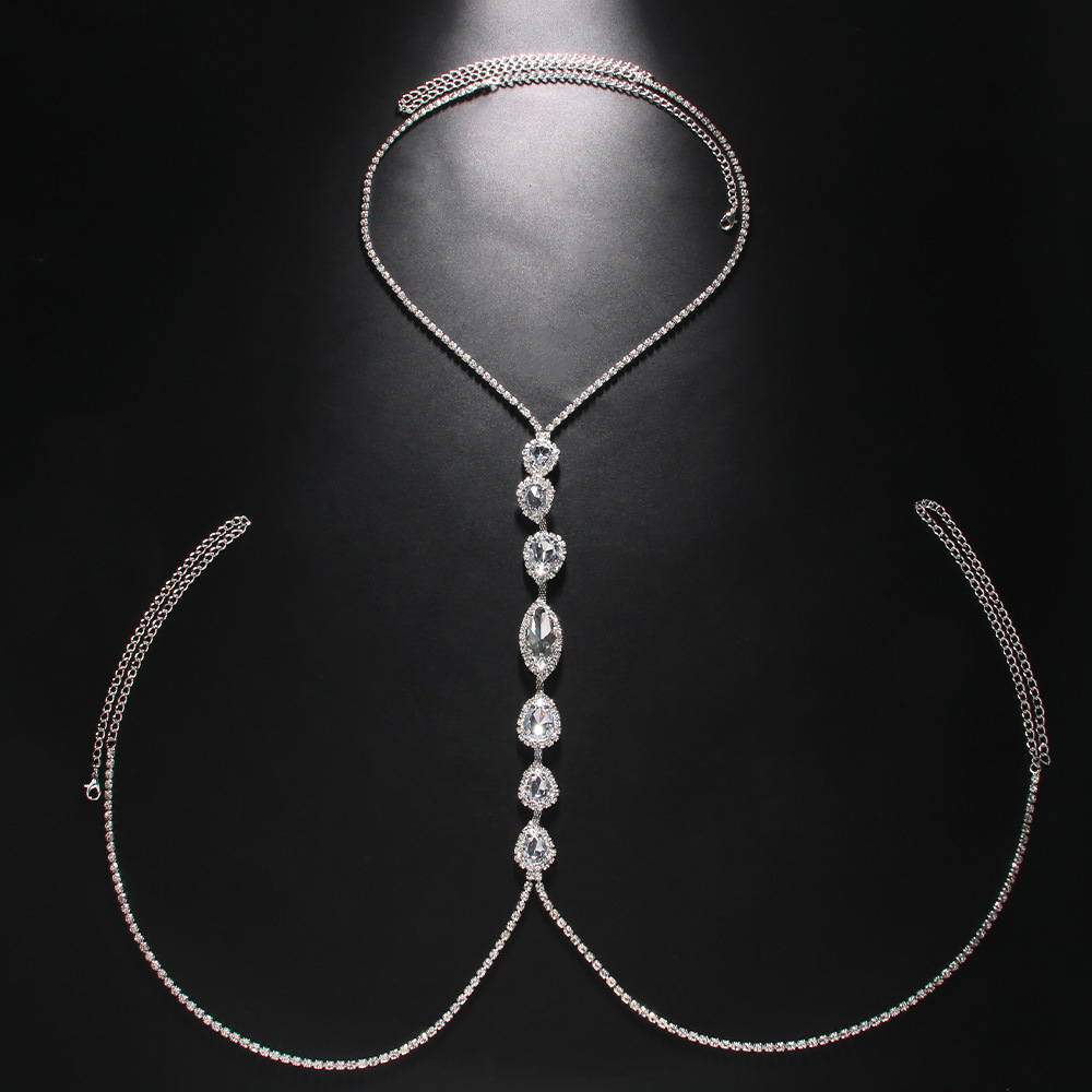 สร้อยคอแฟชั่นเซ็กซี่หยดน้ำโซ่ค - Body Jewelry Necklace บทวิจารณ์และราคา