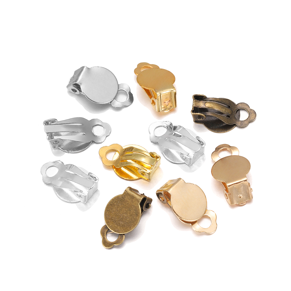 50 ชิ้น/ล็อต ต่างหูแบบหนีบโลหะ - Body Jewelry Retainers บทวิจารณ์และราคา