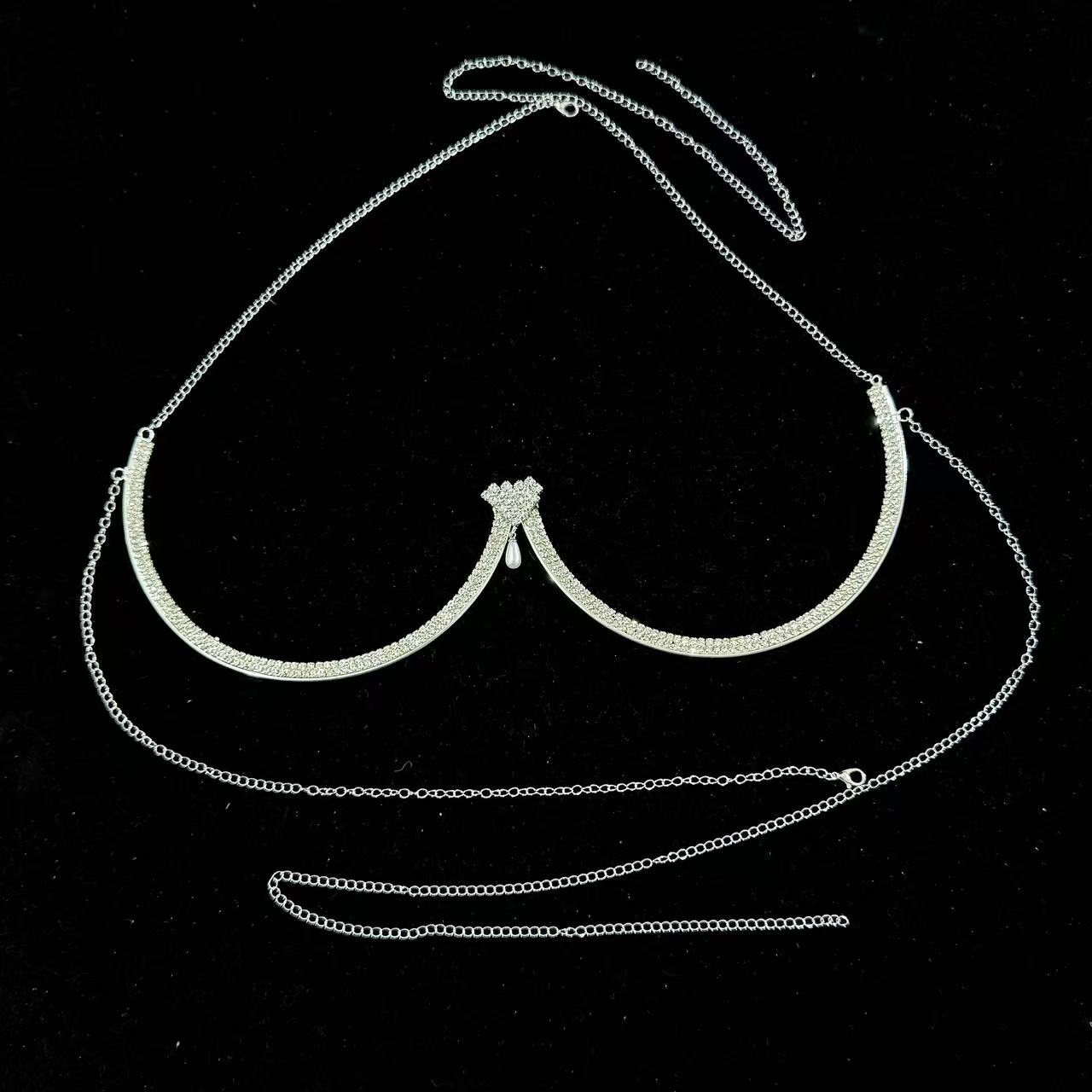 สร้อยคอประดับไข่มุกรูปหัวใจสำห - Body Jewelry Necklace บทวิจารณ์และราคา