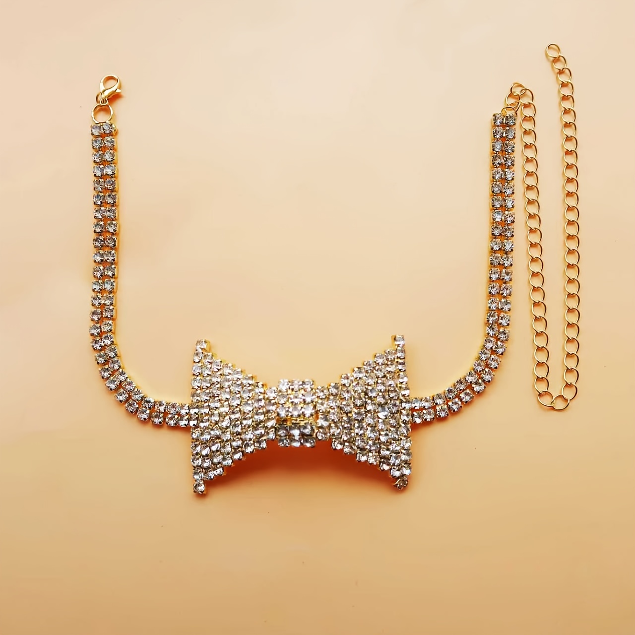 สร้อยคอแฟชั่นแบบโซ่ผูกโบว์ประด - Body Jewelry Necklace บทวิจารณ์และราคา