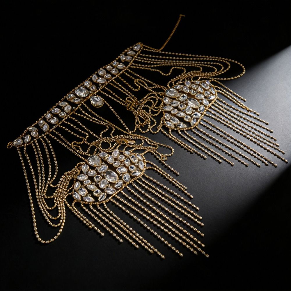 สร้อยคอประดับเพชรเทียมดีไซน์หร - Body Jewelry Necklace บทวิจารณ์และราคา