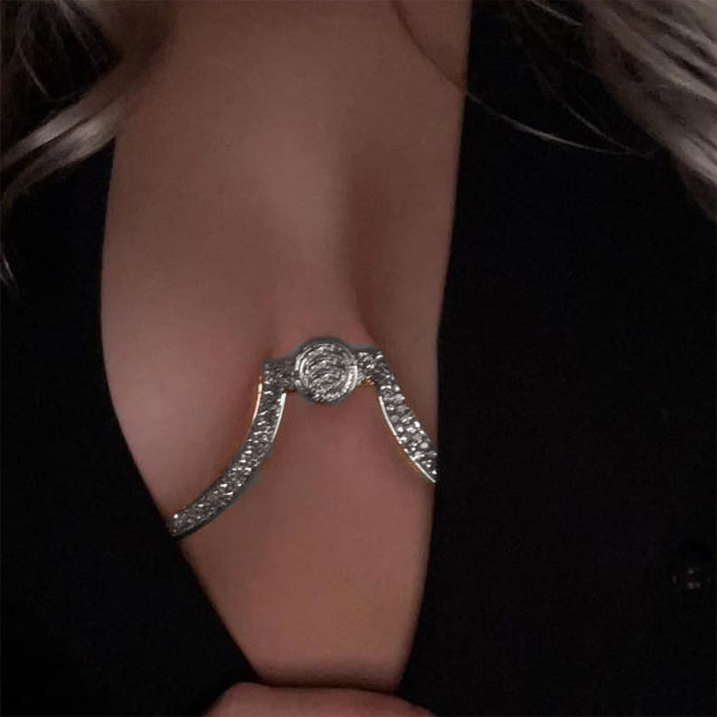 Stonefans ผีเสื้อพู่เต้านมผู้ห - Body Jewelry Retainers บทวิจารณ์และราคา
