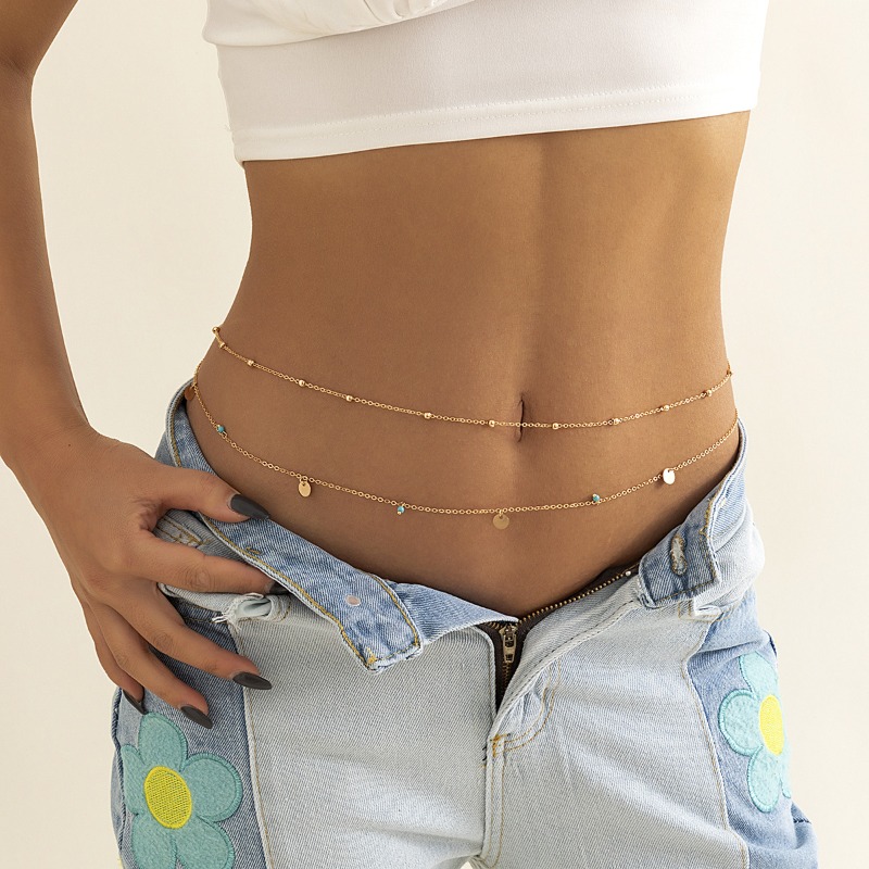 สร้อยโซ่คาดเอวแบบเลเยอร์สำหรับ - Body Jewelry For You บทวิจารณ์และราคา