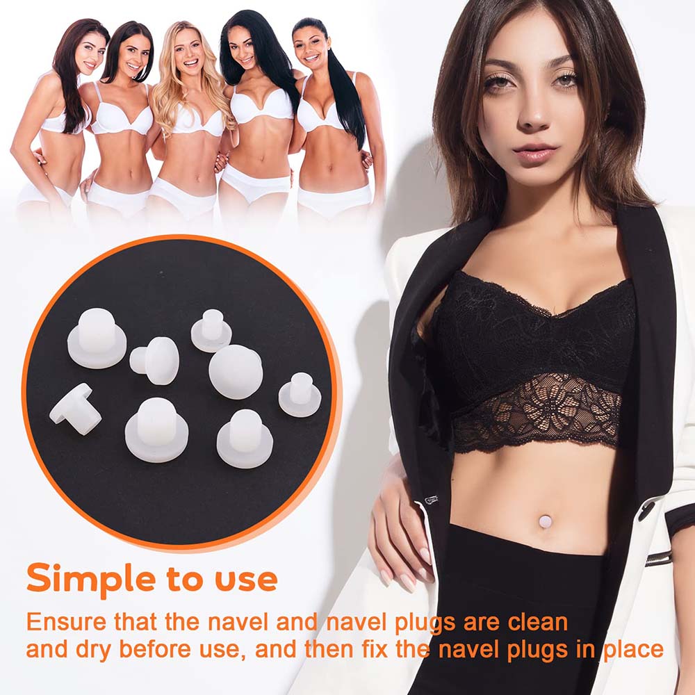1ชิ้นซิลิโคนสะดือสะดือปุ่มเทรน - Body Jewelry Repair บทวิจารณ์และราคา